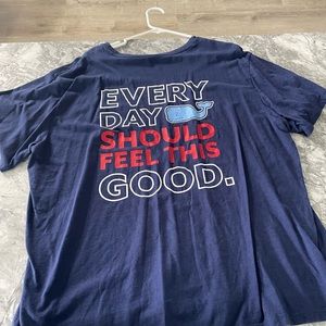 Vineyard vines men’s target collab navy t shirt XXL frat Prep Southern